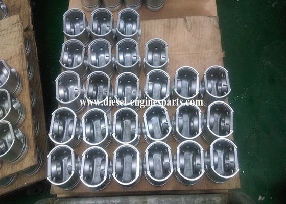 Aluminum Diesel Engine Piston OM352 Mercedes Benz Piston Wind Cooling