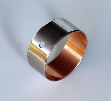 Bimetal Camshaft Bushing QSK60 Excellent Wear Resistance Zinc Plating